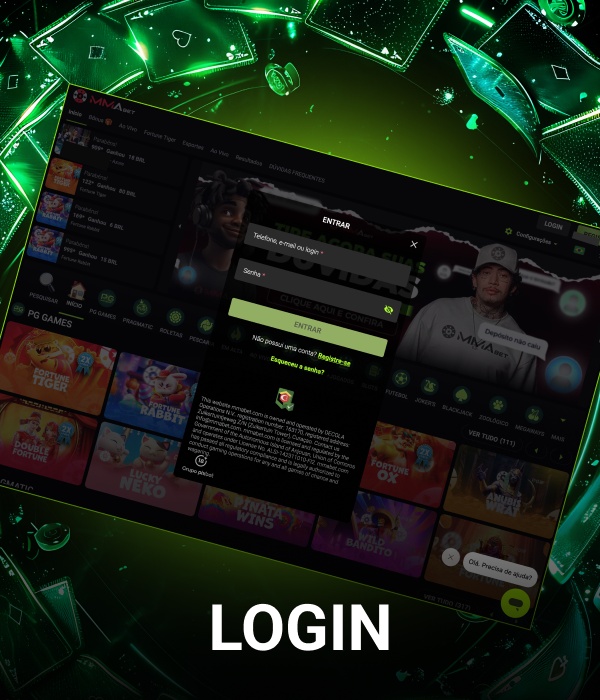 login na conta da mmabet