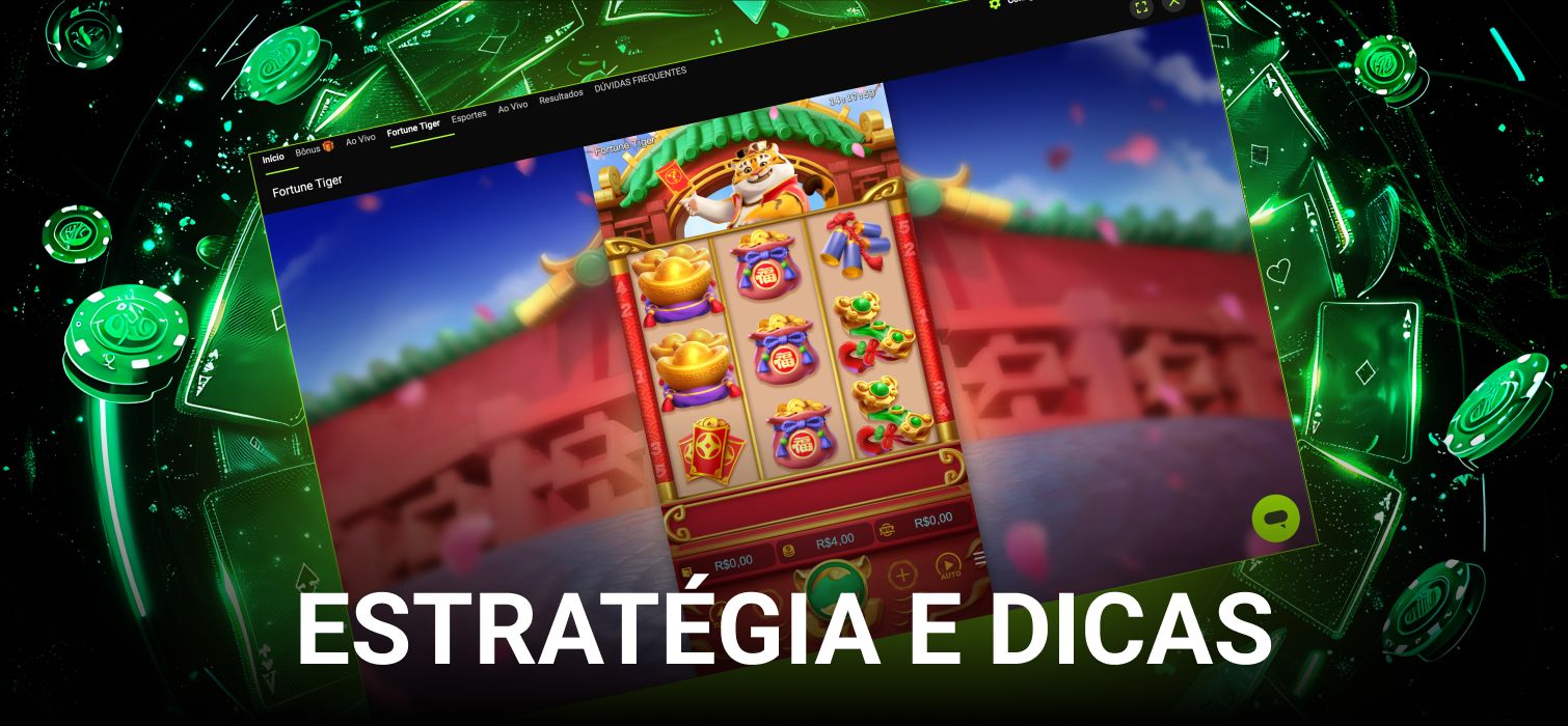 dicas de processo para jogar com o fortune tiger